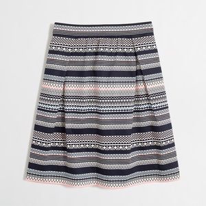 J CREW| Skirt 8 ! Navy blue, tan, teal, coral E16